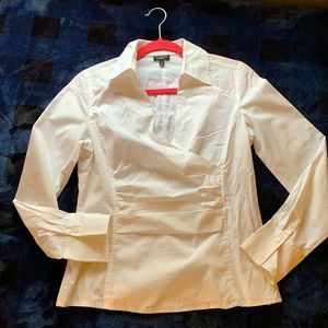 Talbots White Dress Blouse